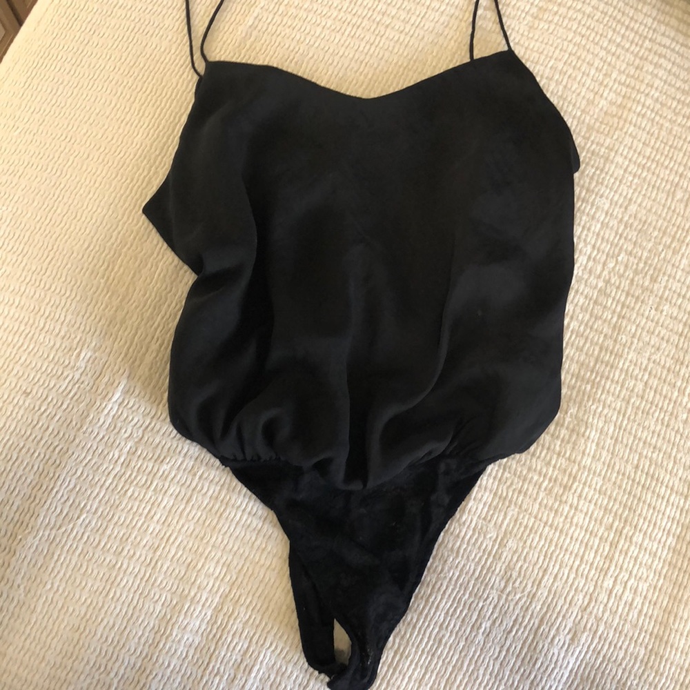 Intimately by free people black bodysuit. SZ Sm